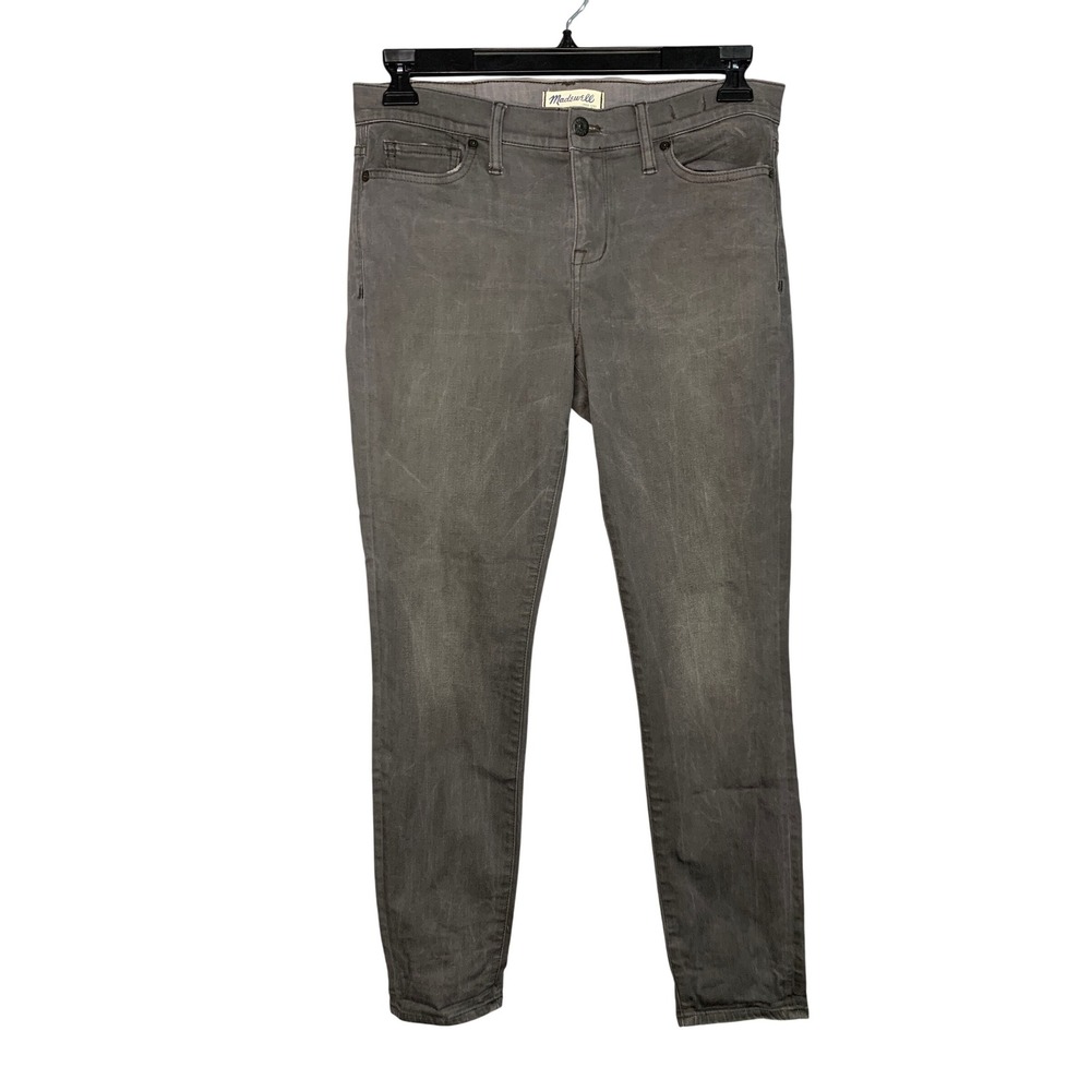 Madewell Skinny Skinny Jeans Gray Size 30 Women's Denim Pants